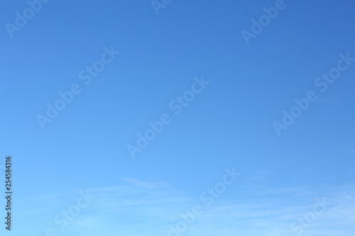 air on blue sky, clear weather day background © sutichak