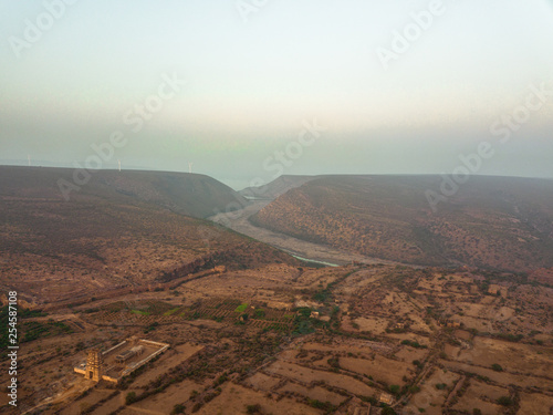 aerial view of mountains photo