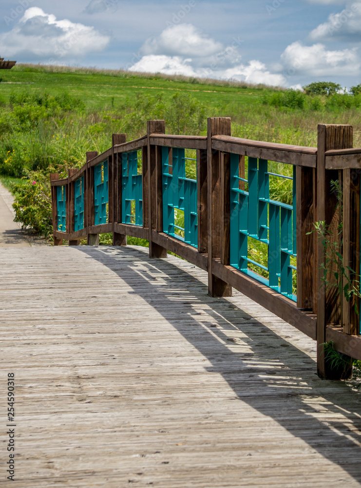 bridge in the prairie