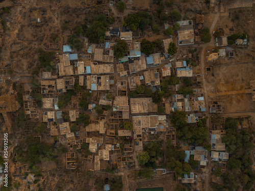 aerial view of the city