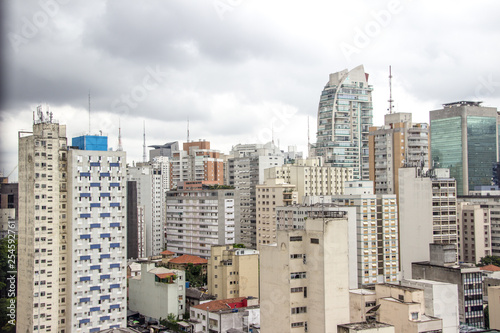 Buildings of the city center of São Paulo photo