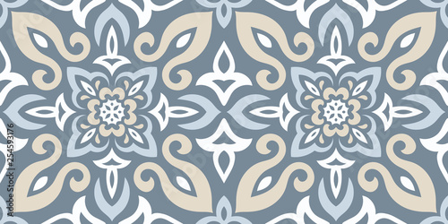 Azulejos Tile Vector Seamless Pattern