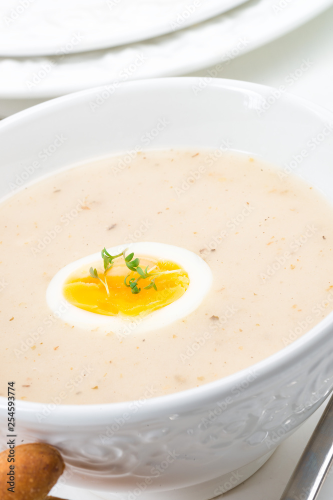 Zurek delicious easter soup after polish style Zurek delicious easter soup after polish style
