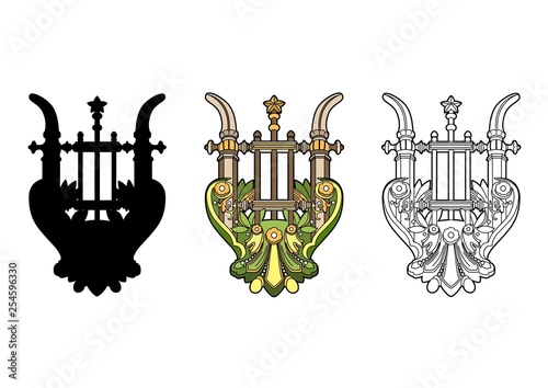 Symbolic lyre