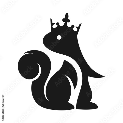 squirrel queen logo
