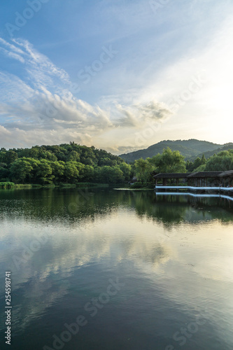 lake in mountains