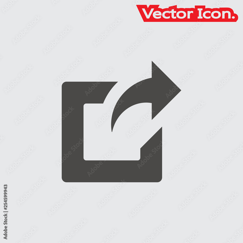 External Link icon isolated sign symbol and flat style for app, web and digital design. Vector illustration. External Link icon isolated sign symbol and flat style for app, web and digital design. Vector illustration.