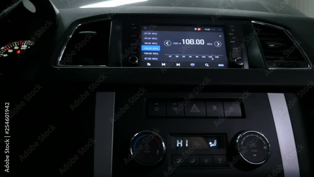 Car detailing. Car instrument panel Car detailing. Car instrument panel
