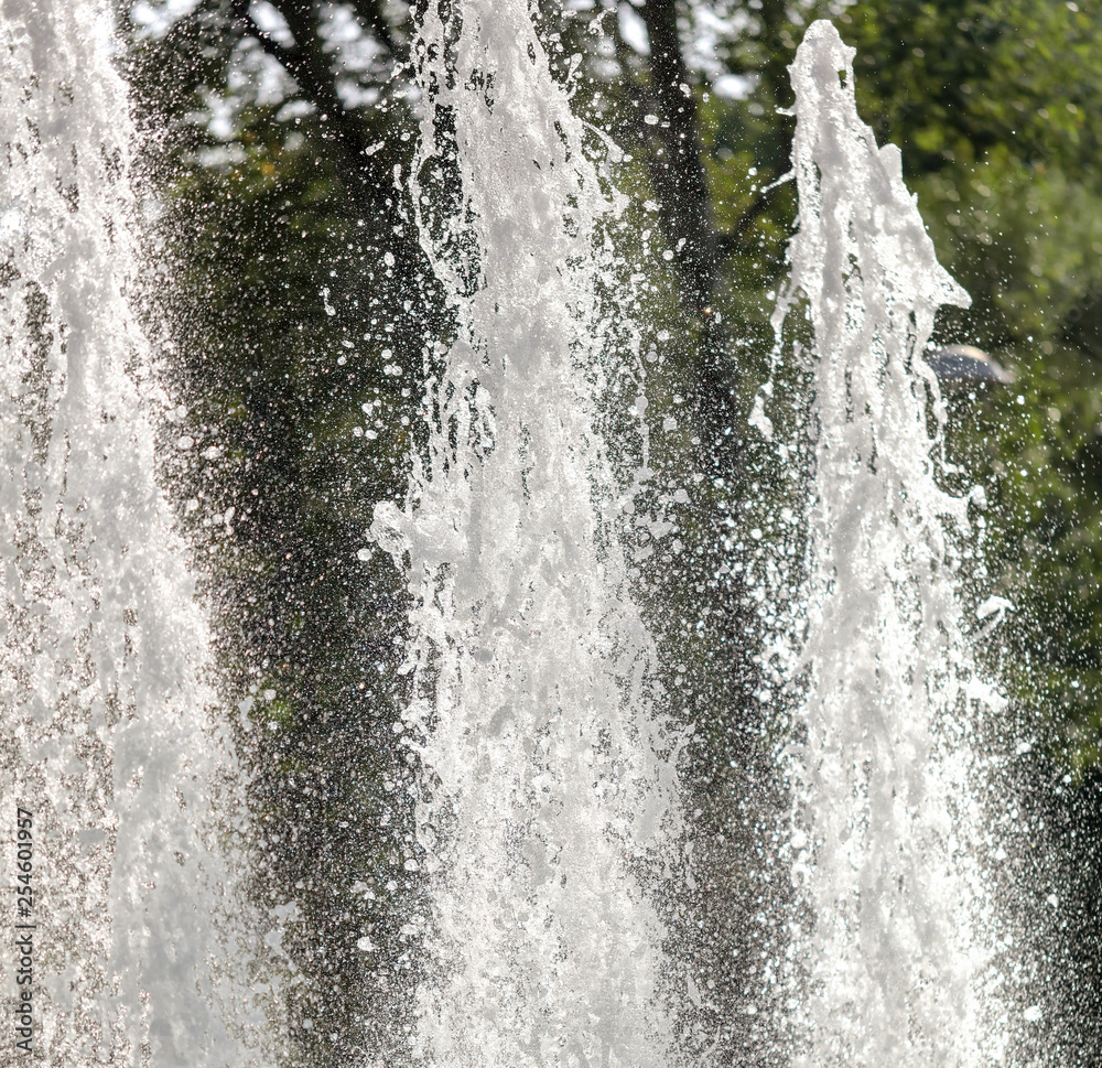 Fountain spray as abstract background Fountain spray as abstract background