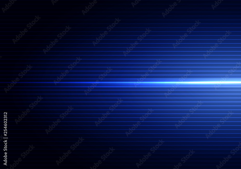 Abstract dark blue background with horizontal light and shadow wallpaper.