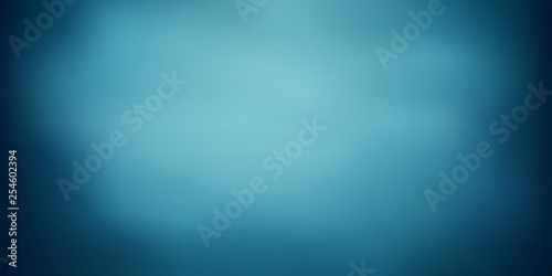 Abstract dark blue blurred background with smoke and copy space. Nightclub space.