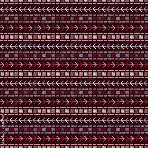 Ethnic boho seamless pattern. Patchwork texture. Weaving. Traditional ornament. Tribal pattern. Folk motif. Can be used for wallpaper, textile, invitation card, wrapping, web page background.