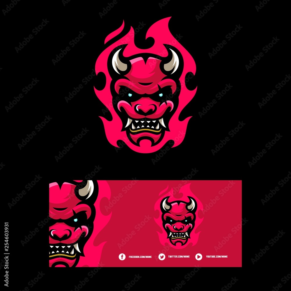 Devil Concept illustration vector template Devil Concept illustration vector template