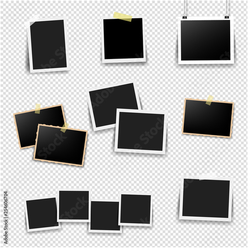 Photo Frame Big Set With Transparent Background