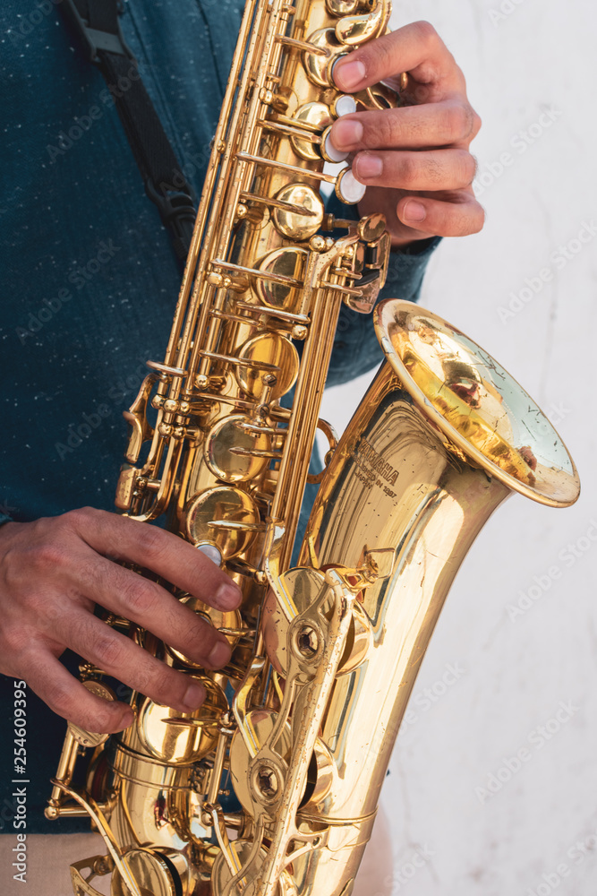Fototapeta premium Saxofón