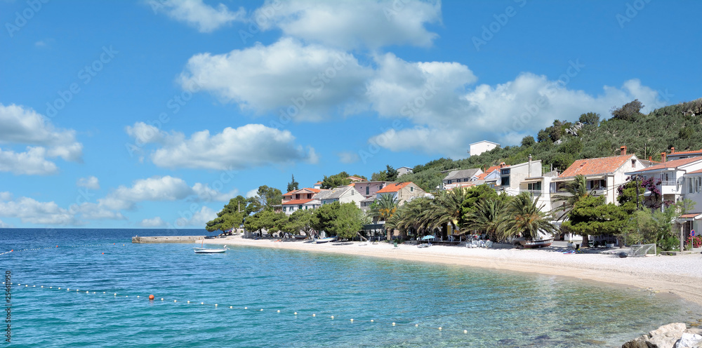 Fischer-und Urlaubsort Bratus an der Makarska Riviera,Adria,Dalmatien,Kroatien