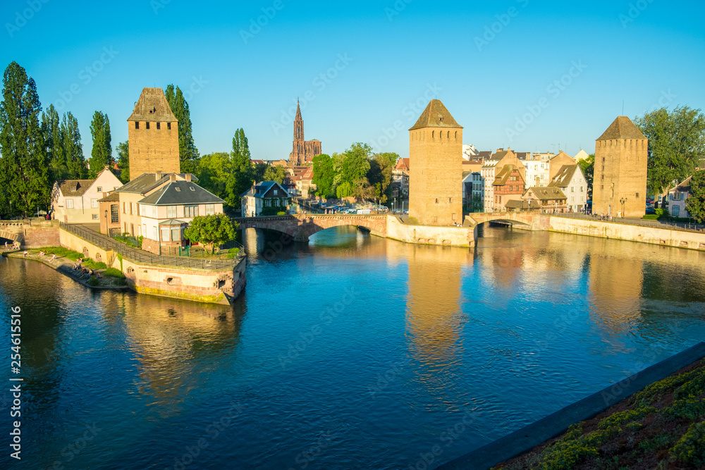 Towers Ponts Couverts Bridge River Strasbourg