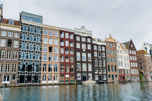 Amsterdam, Netherlands September 5, 2017 : Streets, canals and architecture of Amsterdam. Netherlands © EwaStudio