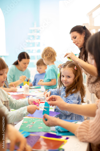 Group of preschool children...