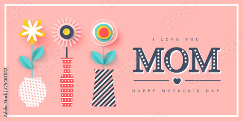 Fotografía Happy Mothers day greeting card