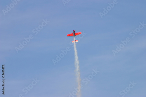 Acrobatic airplane. Air Races. Barcelona. Year 2005 photo