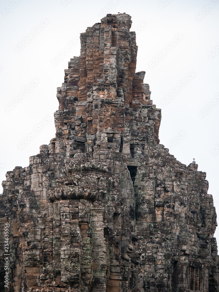 Bayon temple at Angkor Thom in Cambodia