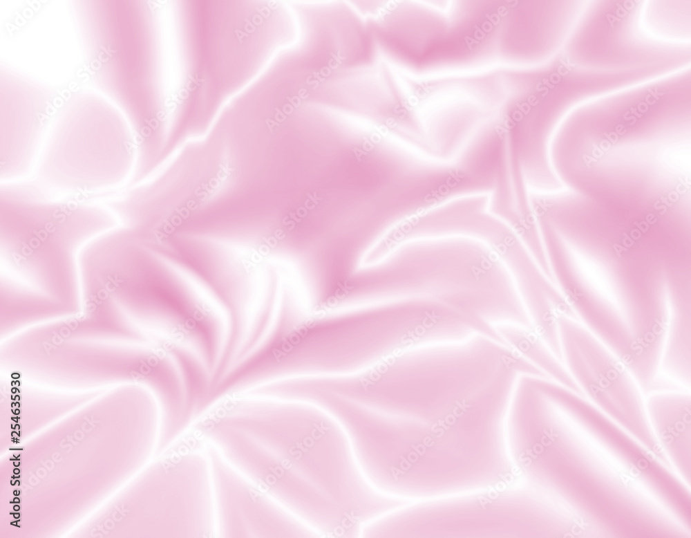 Light pink satin silk texture. Soft realistic wavy material illustration. Shiny elegant background. Light pink satin silk texture. Soft realistic wavy material illustration. Shiny elegant background.