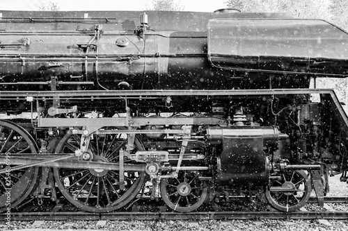 old steam locomotive photo