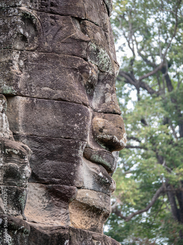 Bayon temple at Angkor Thom in Cambodia © hyserb