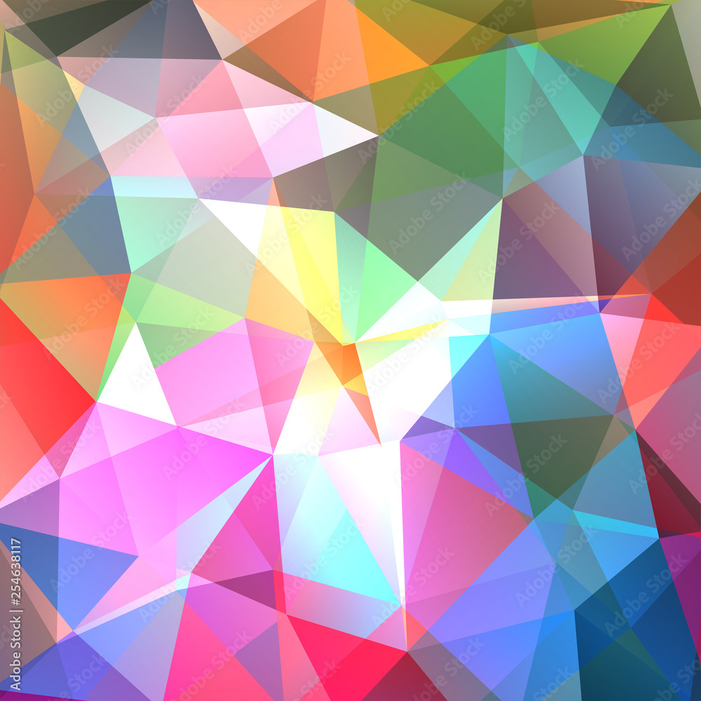 Obraz premium Abstract geometric style colorful background. Multicolored business background Vector illustration