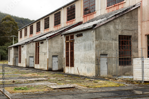 Abandoned industrial building