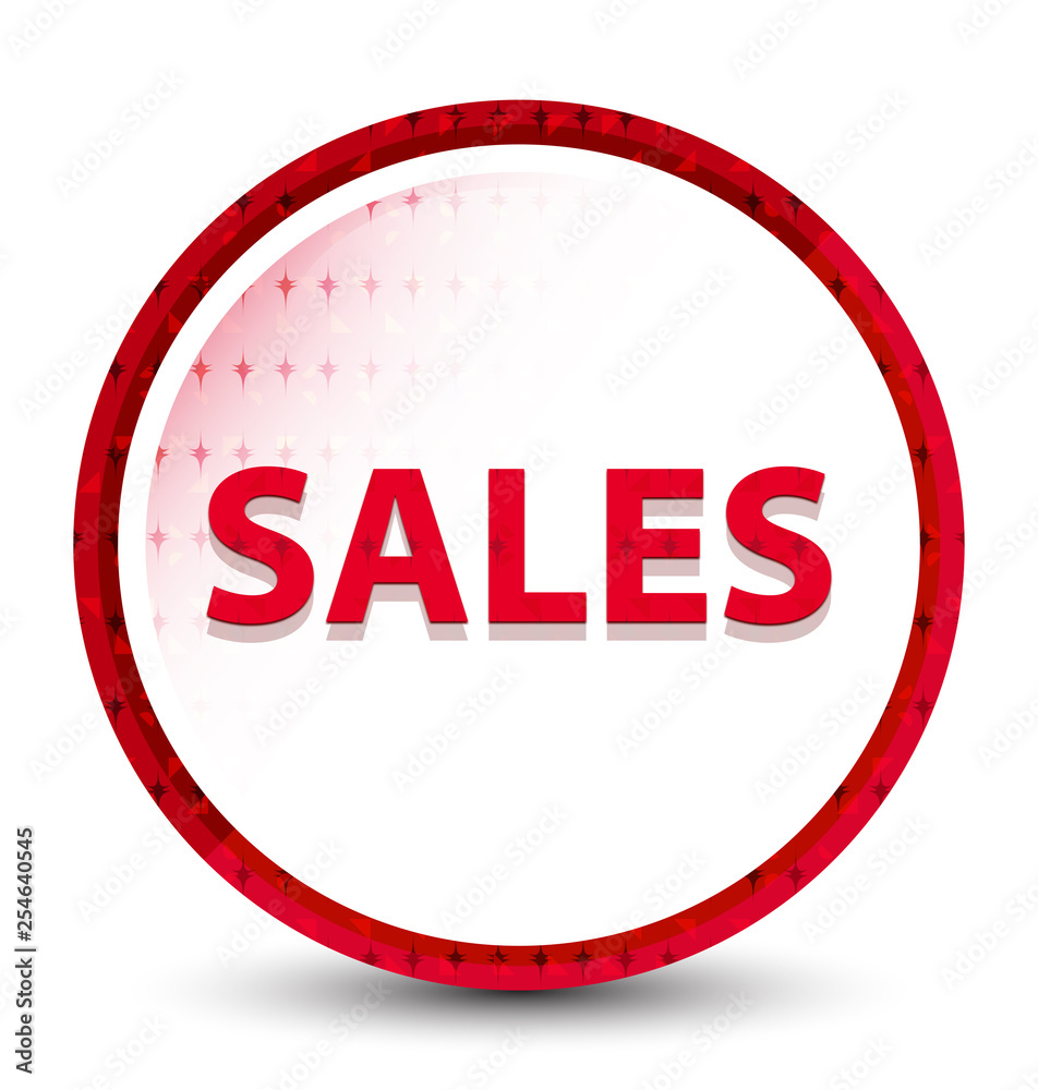 Sales misty frozen red round button Sales misty frozen red round button