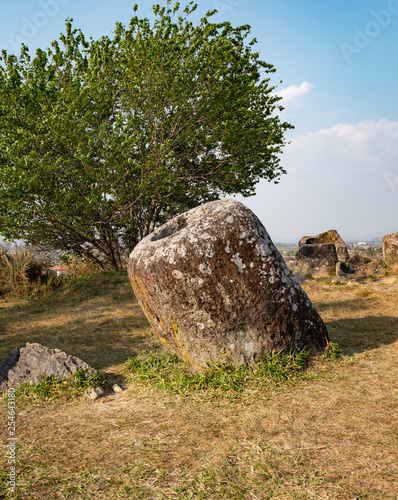 Plain of Jars in northern Laos photo