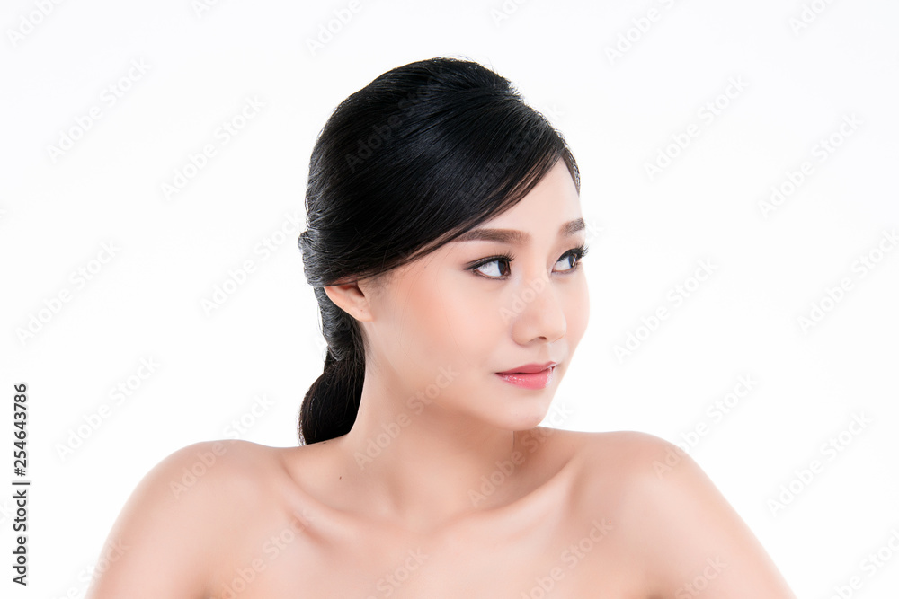 Beautiful Young asian Woman with Clean Fresh Skin Beautiful Young asian Woman with Clean Fresh Skin