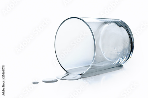 Canvas Print glass water