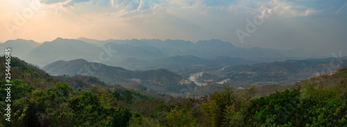 Panoramic of Xieng Khouang province, Laos photo