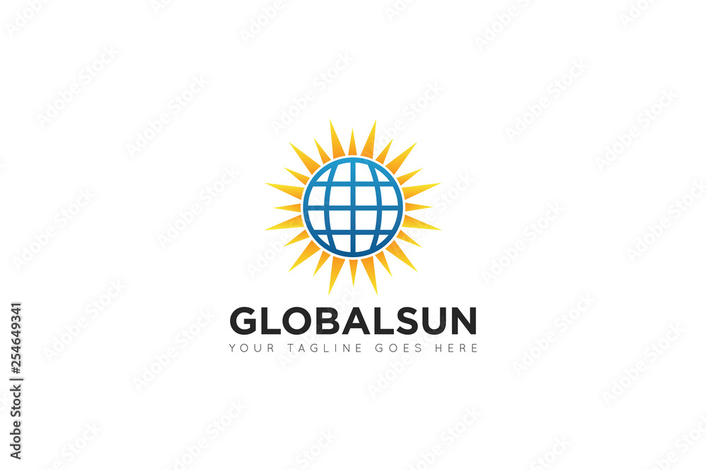 globe logo and icon Vector illustration design Template globe logo and icon Vector illustration design Template