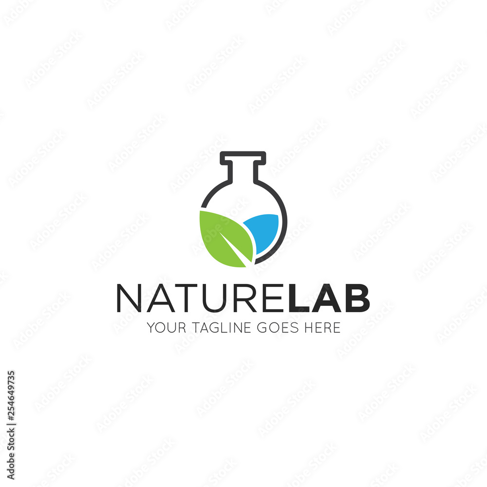 laboratory tube logo and icon vector illustration design template laboratory tube logo and icon vector illustration design template