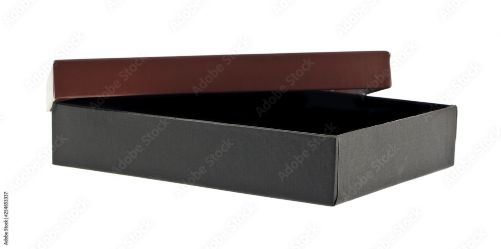 black box for gift isolated on white background black box for gift isolated on white background