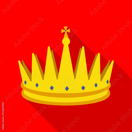 Isolated object of medieval and nobility symbol. Collection of medieval and monarchy stock symbol for web.