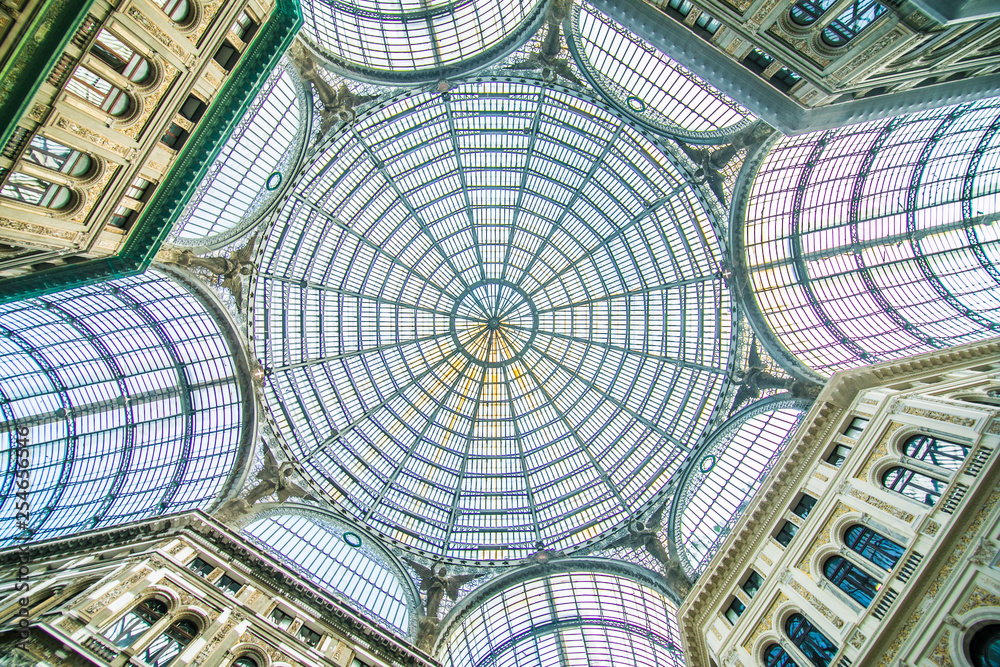 Φωτογραφία NAPLES, ITALY - November, 2018: Umberto I gallery in the city of Naples