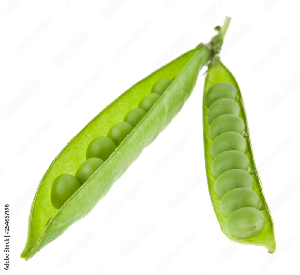 green peas isolated on white background green peas isolated on white background