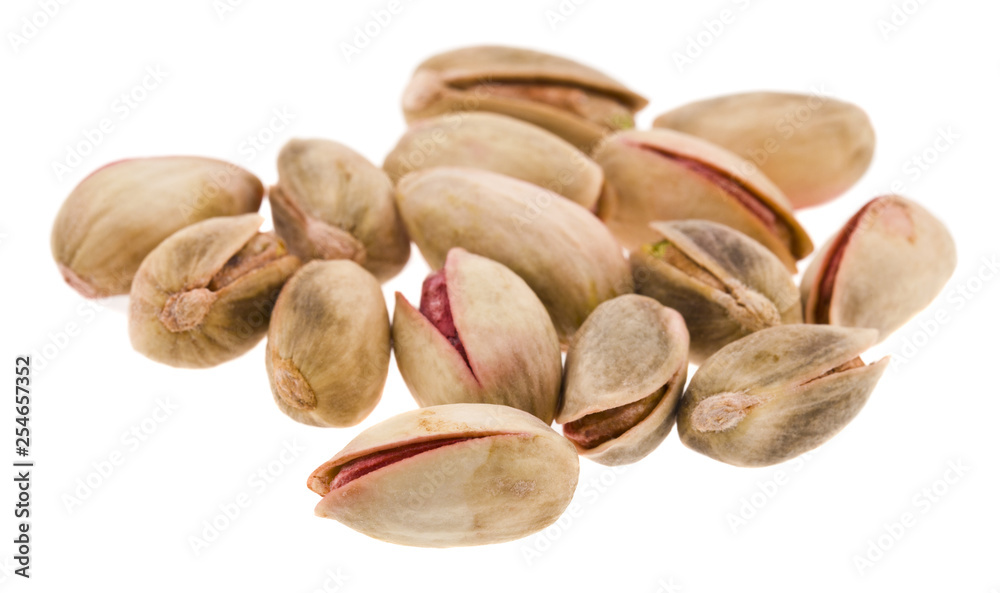 pistachios isolated on white background pistachios isolated on white background