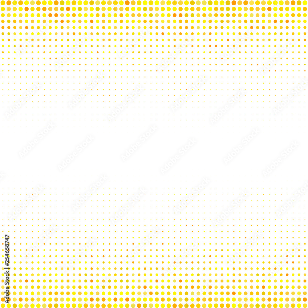 Background of yellow points on white Background of yellow points on white