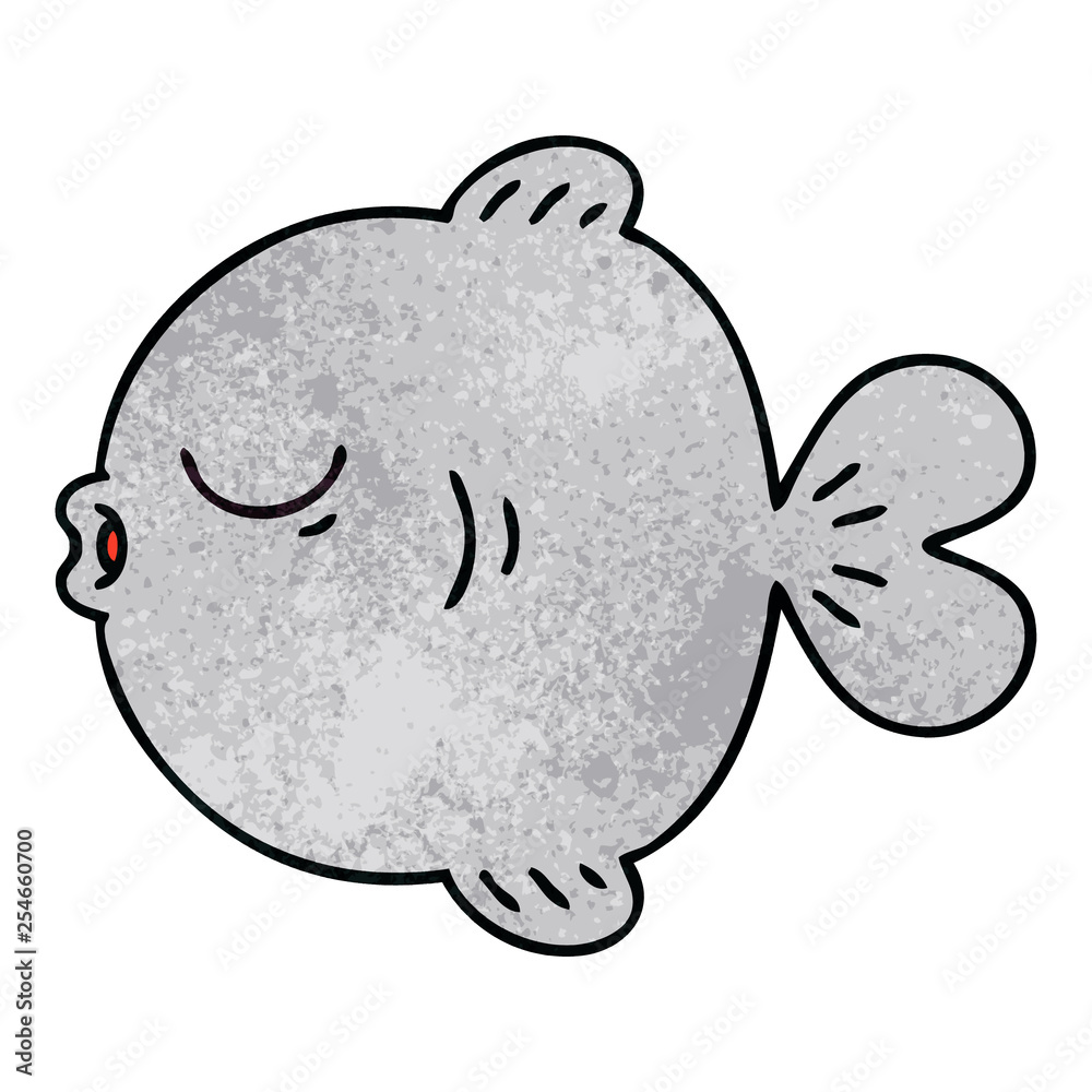 quirky hand drawn cartoon fish quirky hand drawn cartoon fish