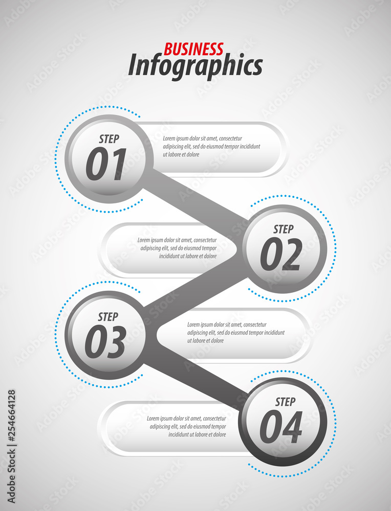 Business infographics template Business infographics template