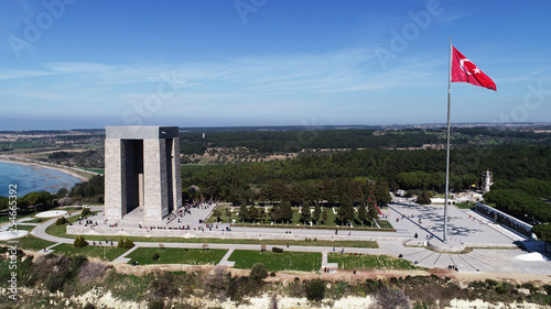 The Çanakkale Martyrs' Memorial is a commemoration to the service of Turkish soldiers who participated at the Battle of Gallipoli, during the First World War.
