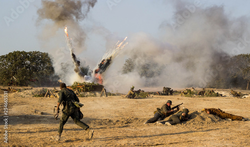 Canvastavla Military-historical festival in Crimea
