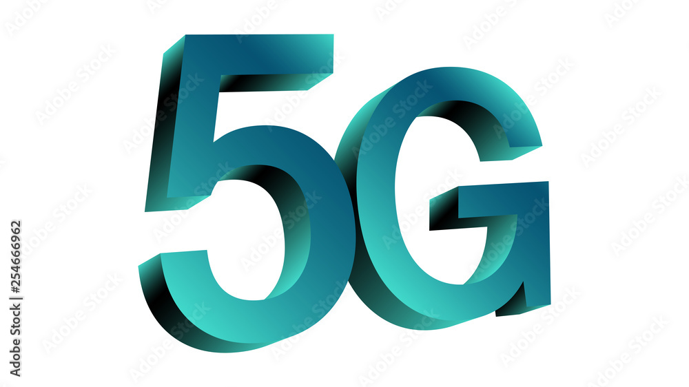 5G network vector graphic icon conception 5G network vector graphic icon conception