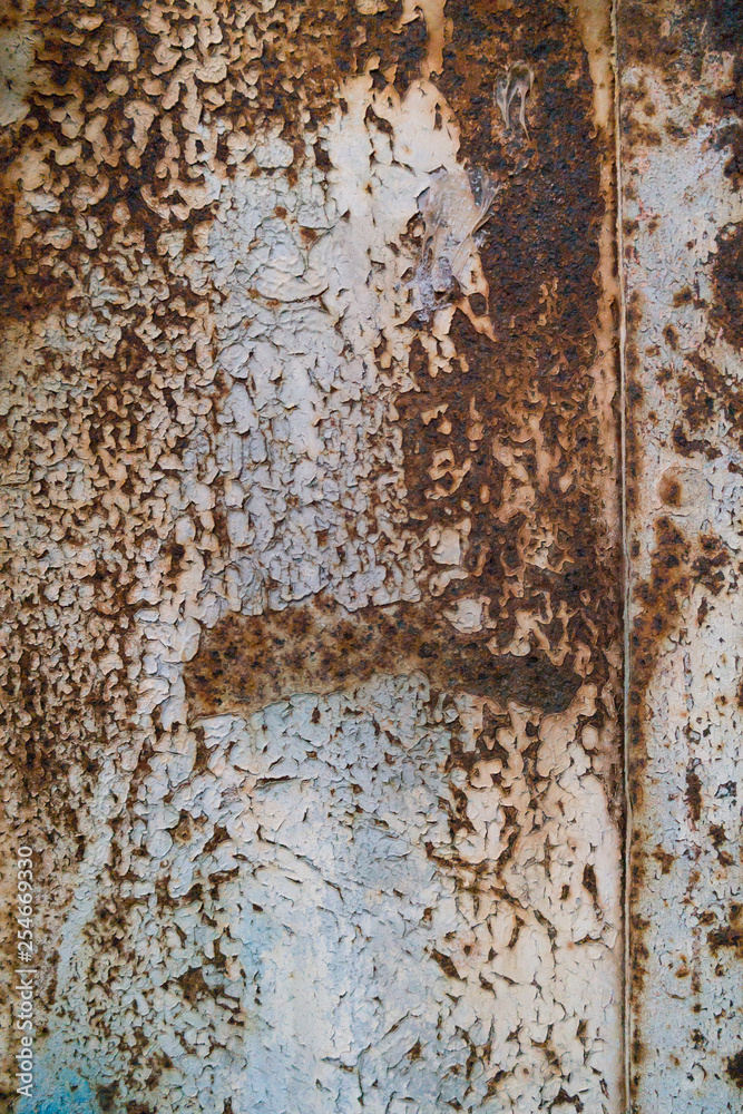 Rusted painted metal texture - Bilder Rusted painted metal texture - Bilder